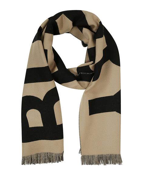 burberry logo scarf sale|genuine burberry scarf.